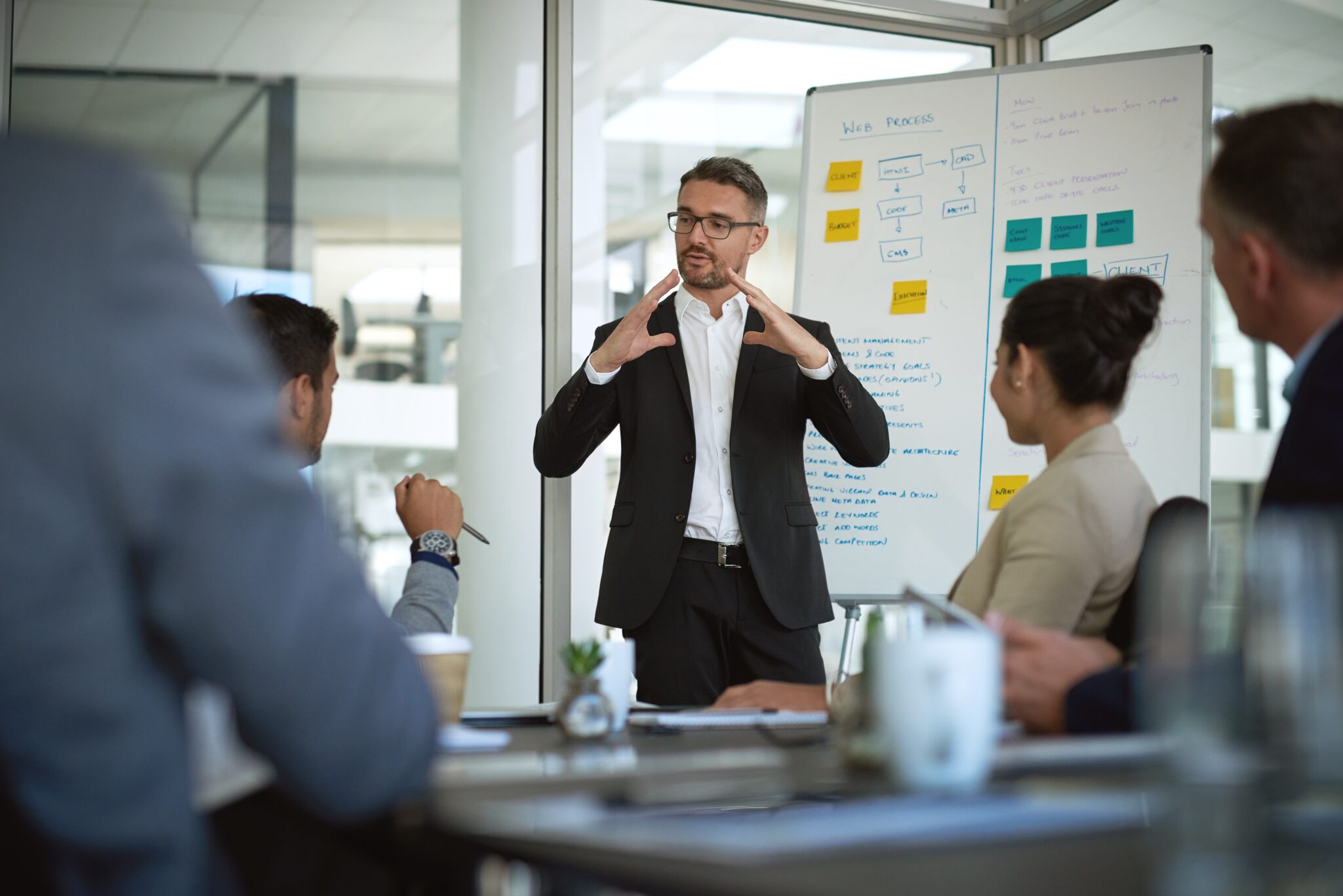Präsentationstraining «Presenting with IMPACT» - Führungskraft präsentiert wirkungsvoll